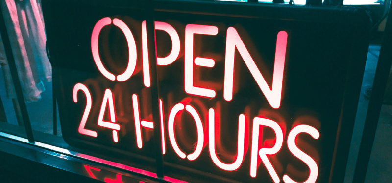 open 24 hours